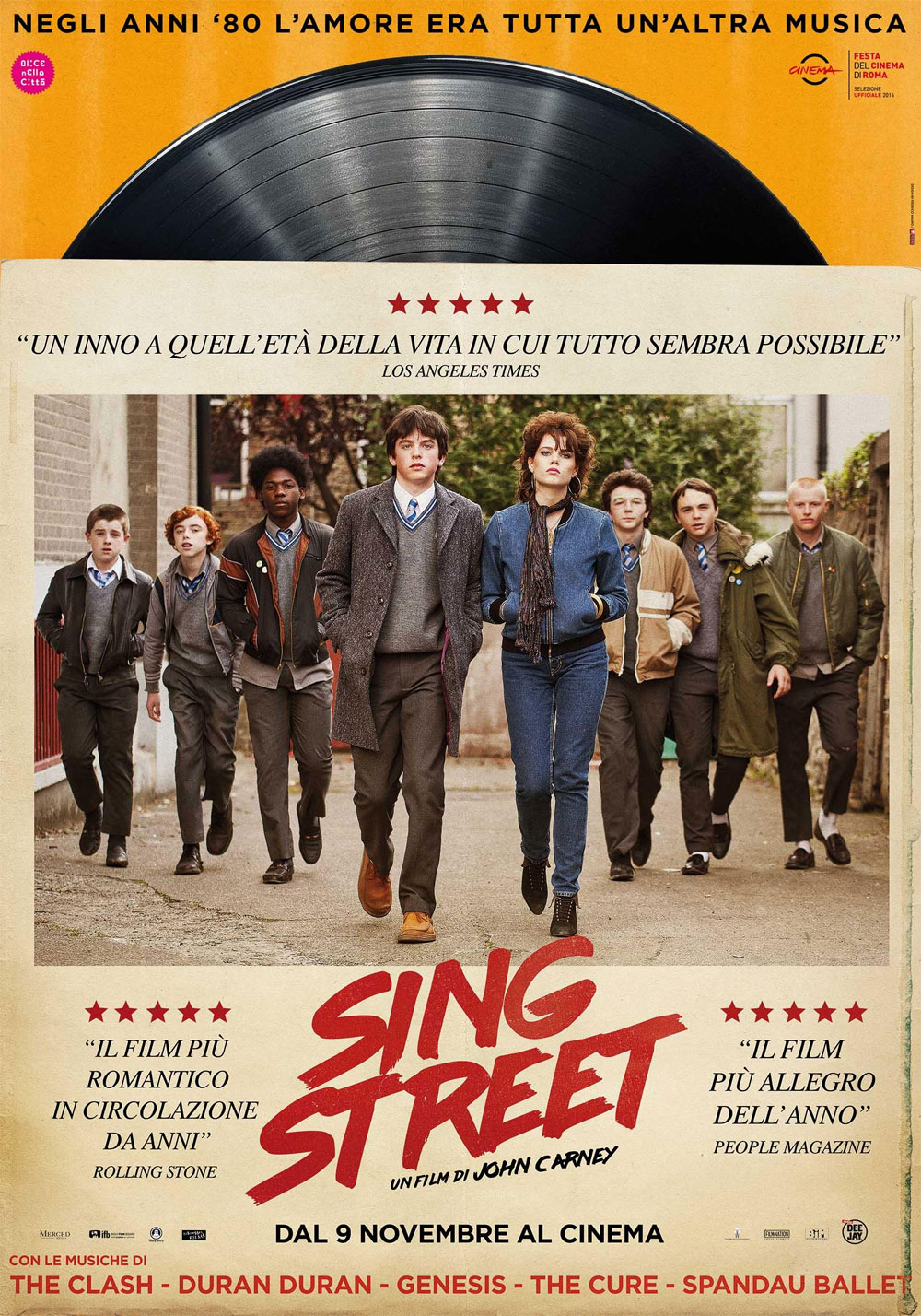  Dall'articolo: Sing Street, il poster.