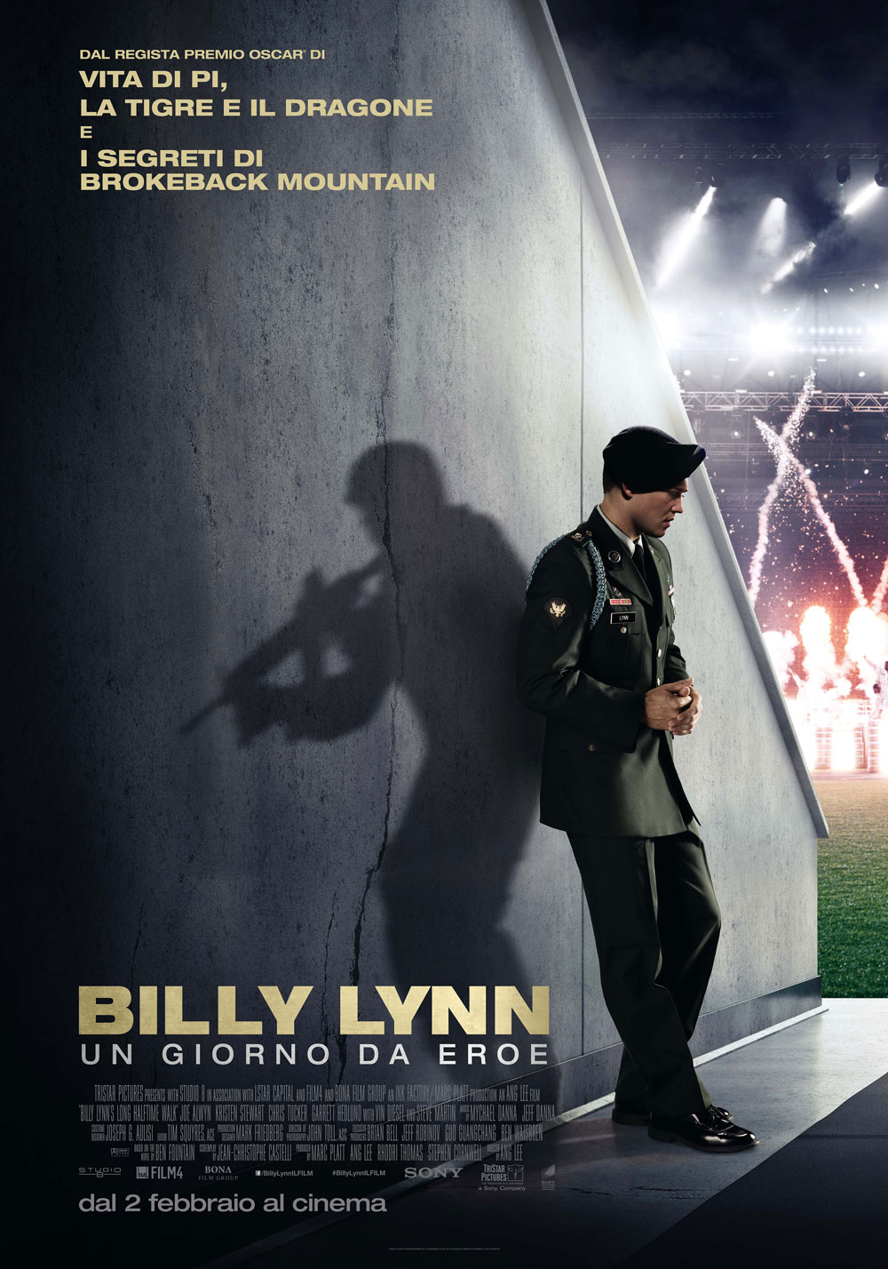  Dall'articolo: Billy Lynn - Un giorno da eroe, il poster.