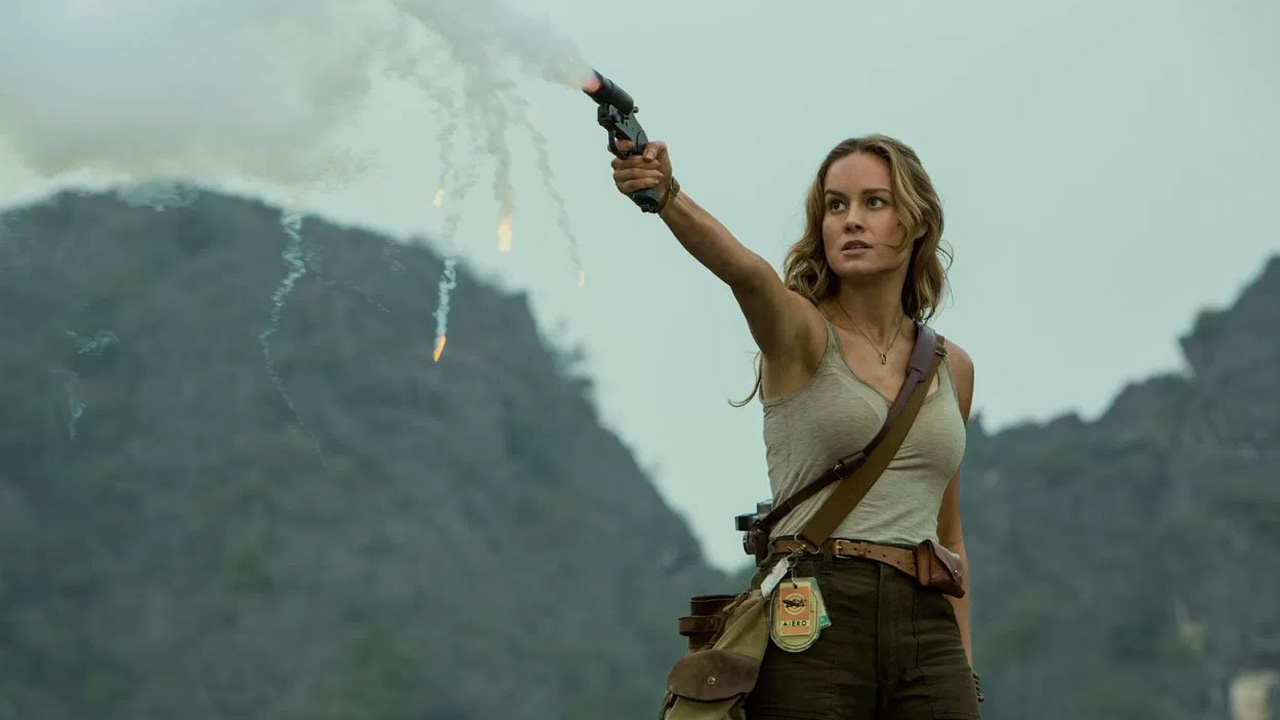 In foto Brie Larson (35 anni) Dall'articolo: Kong non ha rivali.  primo al box office in Italia e negli USA.