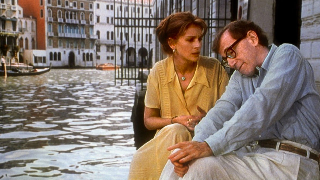 In foto Woody Allen (89 anni) Dall'articolo: Tutti dicono I love you, il film stasera in tv su RaiMovie.