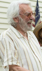 In foto Donald Sutherland (90 anni) Dall'articolo: Sabato straordinario, il podio  tutto italiano.