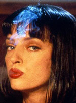 In foto Uma Thurman (54 anni) Dall'articolo: Pulp Fiction, il film stasera in tv su Tv8.