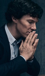 In foto Benedict Cumberbatch (48 anni) Dall'articolo: Sherlock, la 3a puntata della 4a stagione in streaming gratis.