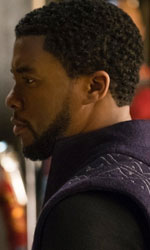 In foto Chadwick Boseman (48 anni) Dall'articolo: Box Office USA, 192 milioni di $ per Black Panther, il film dei record.