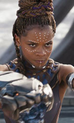 In foto Letitia Wright (31 anni) Dall'articolo: Negli USA Black Panther  gi il 5 miglior incasso dell'Universo Marvel.