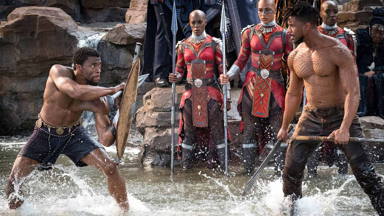 In foto Chadwick Boseman Dall'articolo: Negli USA Black Panther non ha rivali: per 5 settimane in vetta.