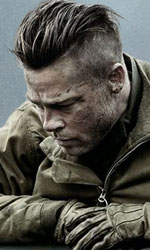 In foto Brad Pitt (61 anni) Dall'articolo: Fury, il film stasera in tv su Raitre.