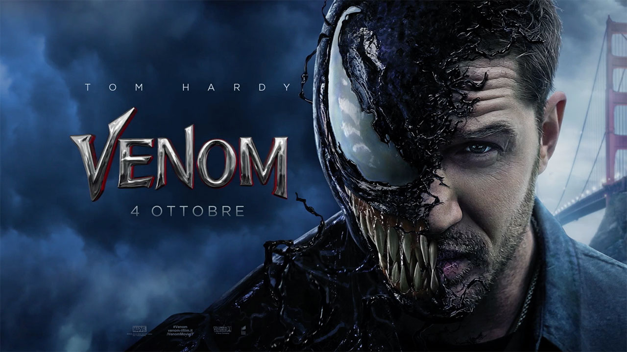 In foto Tom Hardy (46 anni) Dall'articolo: Venom, il motion poster del film con Tom Hardy.