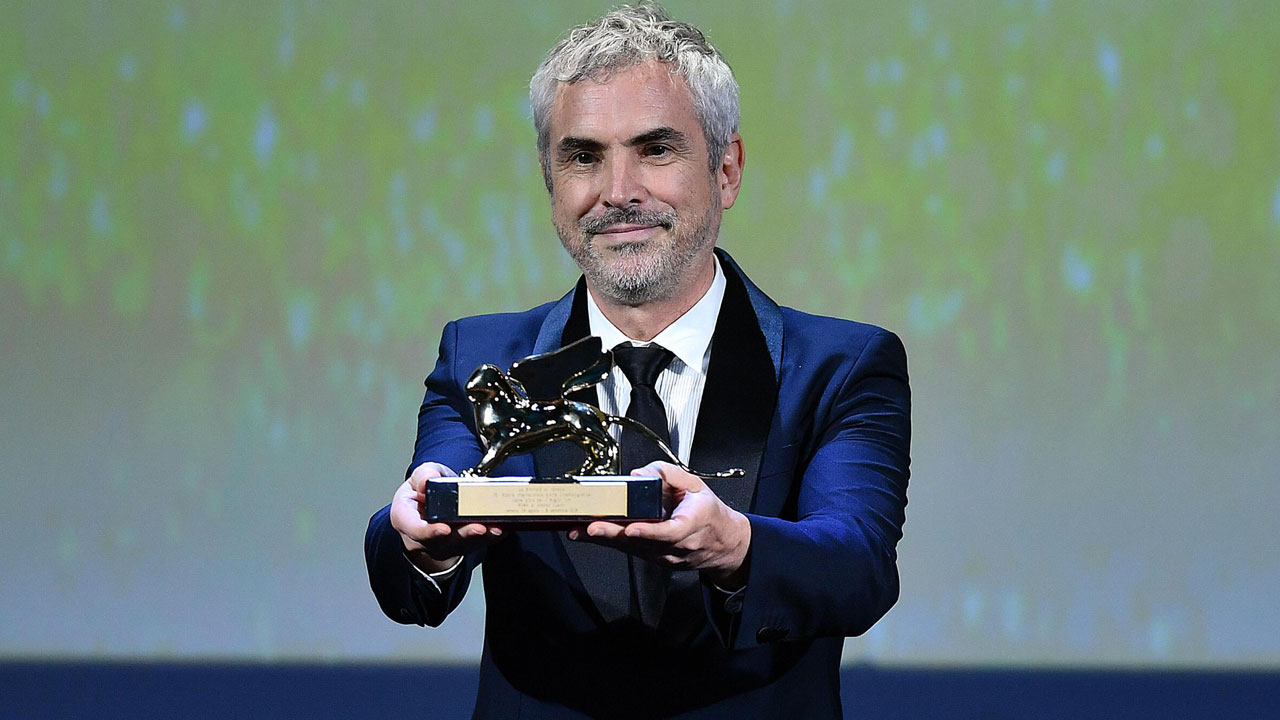 In foto Alfonso Cuarn (63 anni) Dall'articolo: Venezia 75, Leone d'Oro a Roma di Alfonso Cuarn.