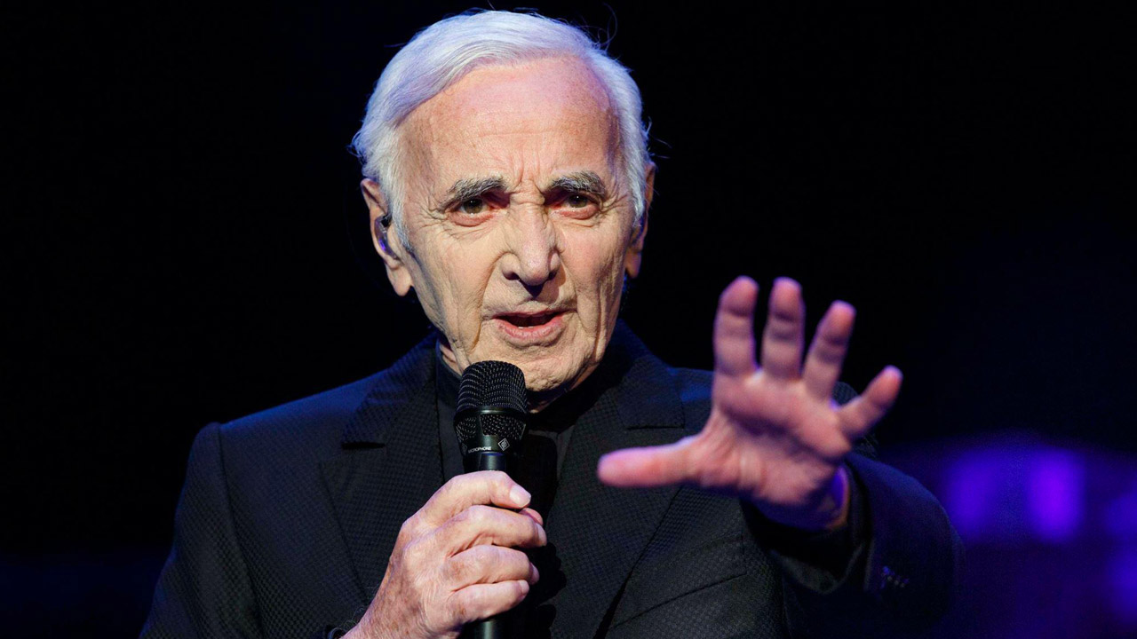In foto Charles Aznavour