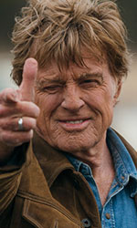 In foto Robert Redford (88 anni) Dall'articolo: Old Man & the Gun, Robert Redford al saluto (forse) finale.