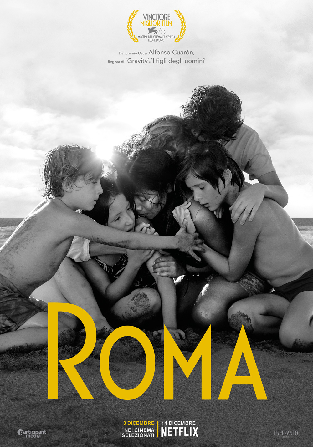 Dall'articolo: Roma, il poster italiano del film.