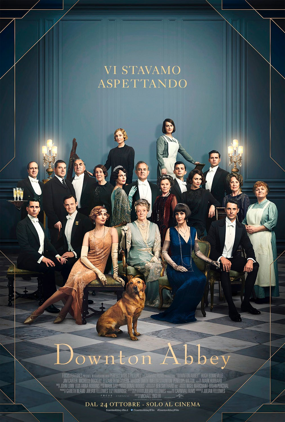 In foto Maggie Smith (89 anni) Dall'articolo: Downton Abbey, il nuovo poster italiano del film.