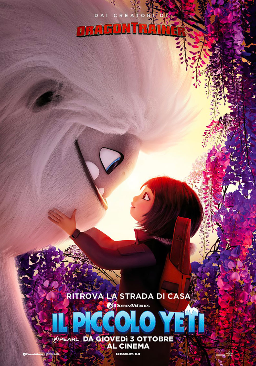  Dall'articolo: Il Piccolo Yeti, il poster italiano del film.