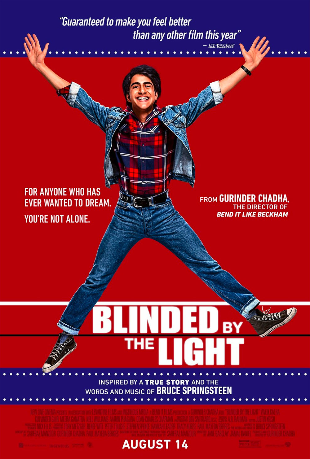 In foto Viveik Kalra Dall'articolo: Blinded By the Light, il poster originale del film.