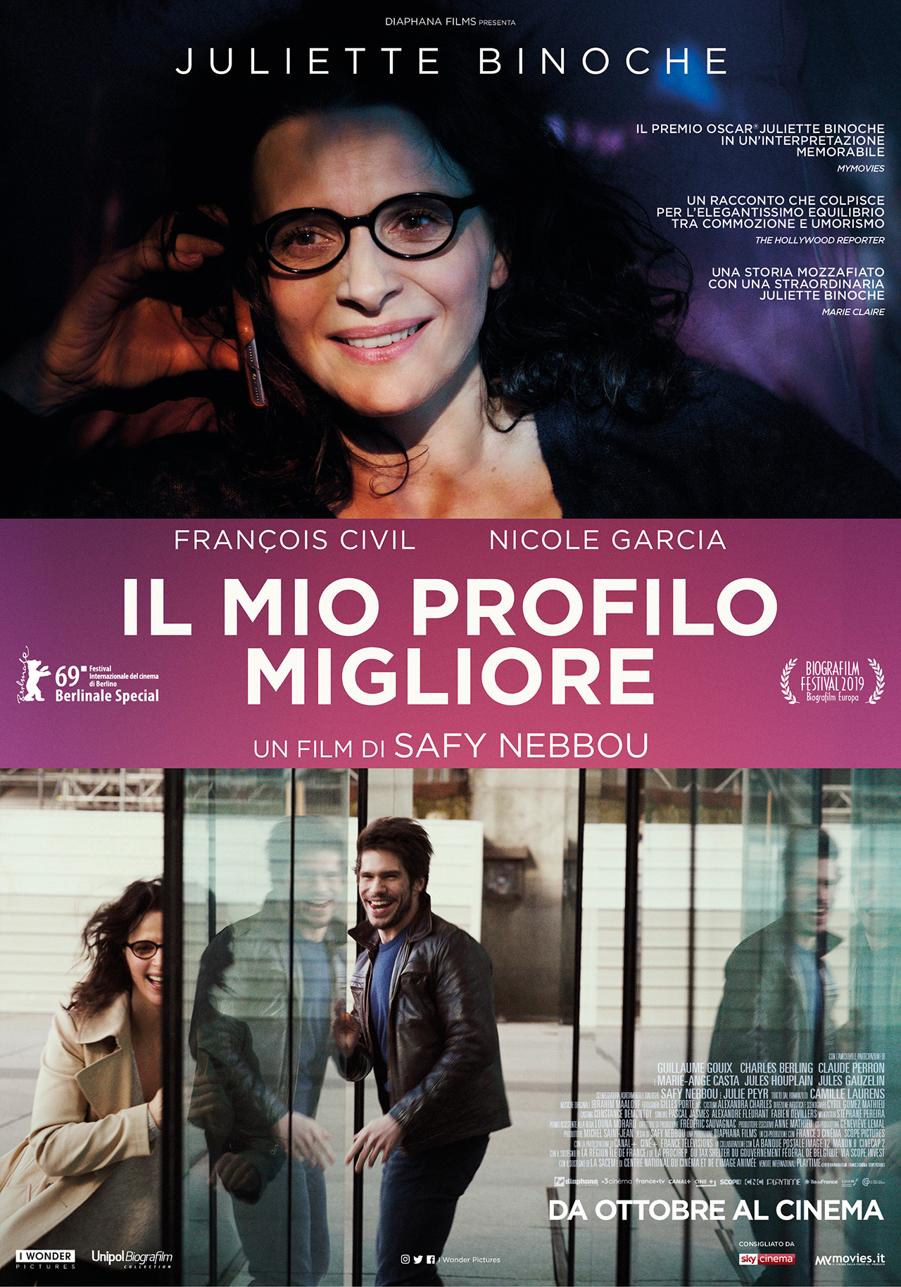  Dall'articolo: Il mio profilo migliore, il poster italiano del film.