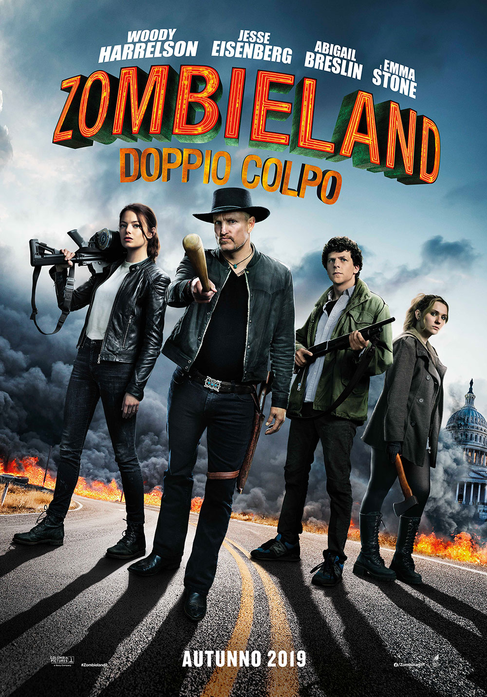  Dall'articolo: Zombieland - Doppio Colpo, il poster italiano del film.