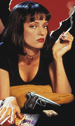 In foto Uma Thurman (54 anni) Dall'articolo: Quentin Tarantino, 30 anni di cinema tra generi, personaggi e genio.