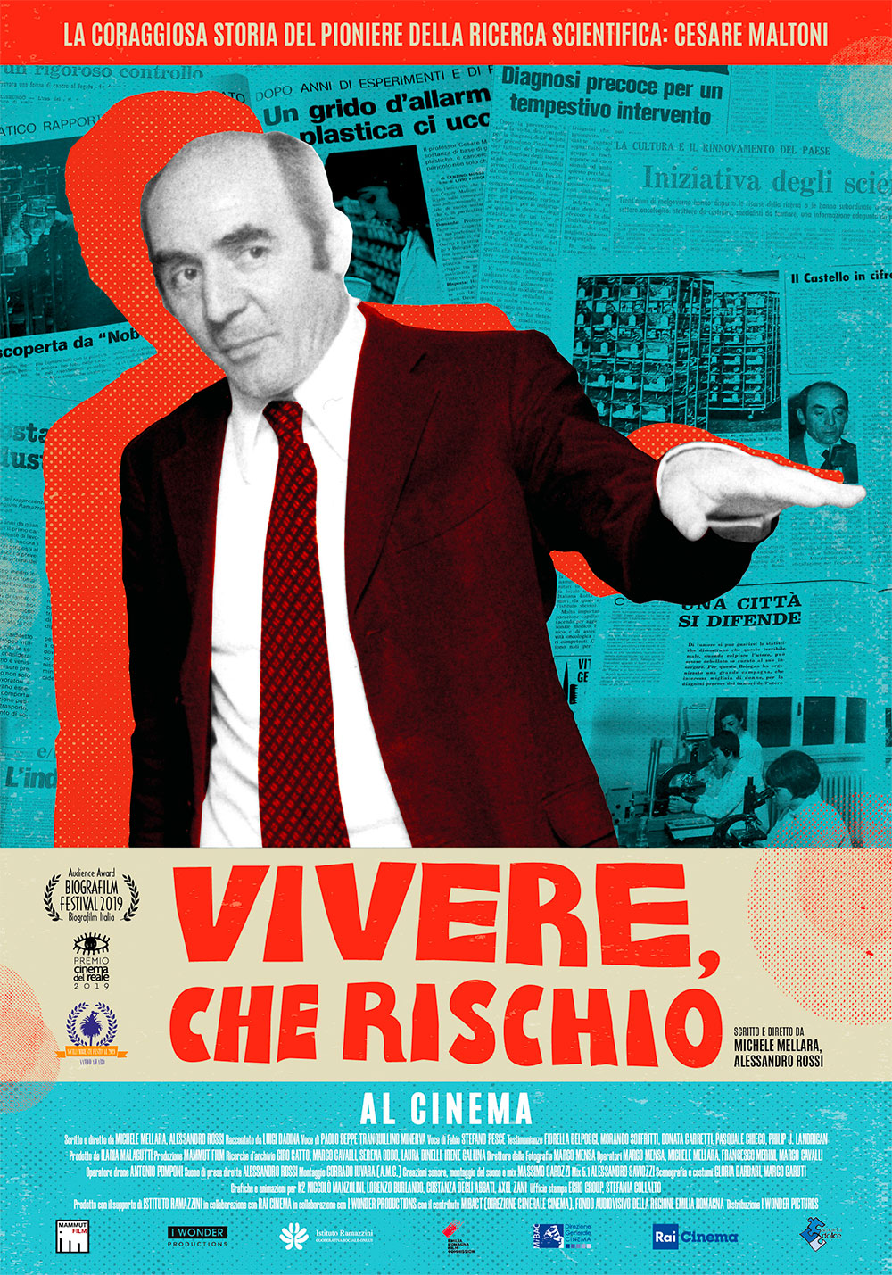  Dall'articolo: Vivere, che Rischio, il poster ufficiale del film.