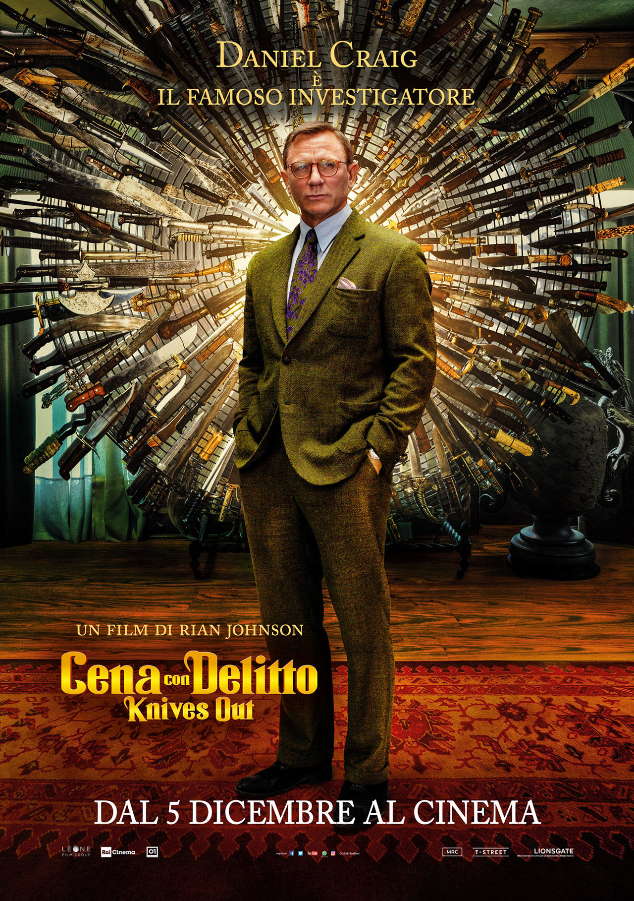 Cena con Delitto - Knives Out, i character poster dei 10 protagonisti 
