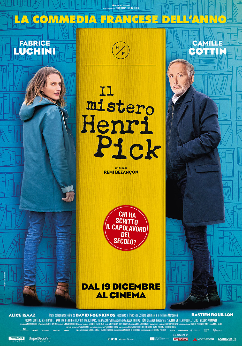 Il Mistero Henri Pick, il poster italiano del film - MYmovies.it