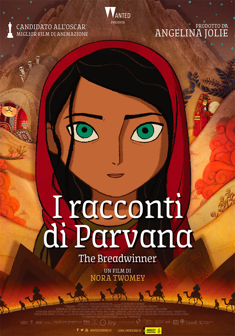  Dall'articolo: I racconti di Parvana - The Breadwinner, il poster italiano del film.