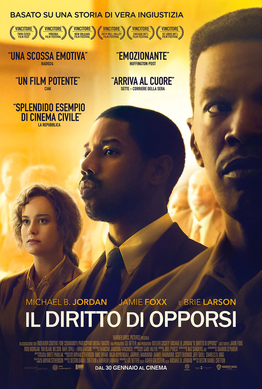 In foto Jamie Foxx (57 anni) Dall'articolo: Il diritto di opporsi, il poster italiano del film.