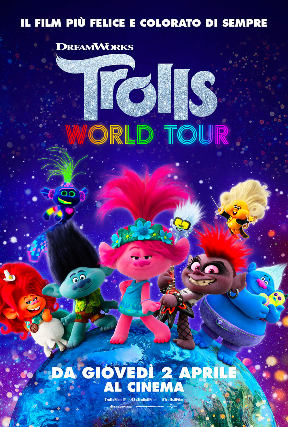  Dall'articolo: Trolls World Tour, il poster italiano del film.