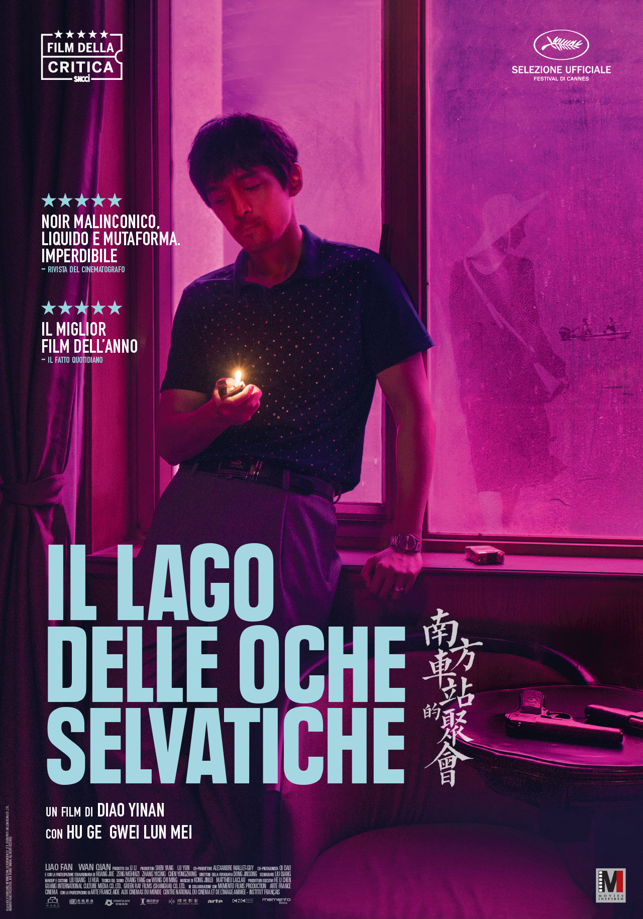  Dall'articolo: Il lago delle oche selvatiche, il poster italiano del film.