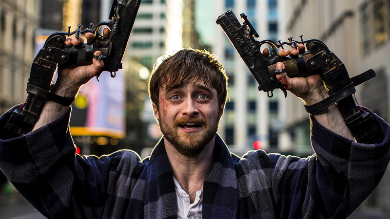 In foto Daniel Radcliffe (35 anni) Dall'articolo: Guns Akimbo, Daniel Radcliffe in un action movie iper-cinetico e iper-violento.
