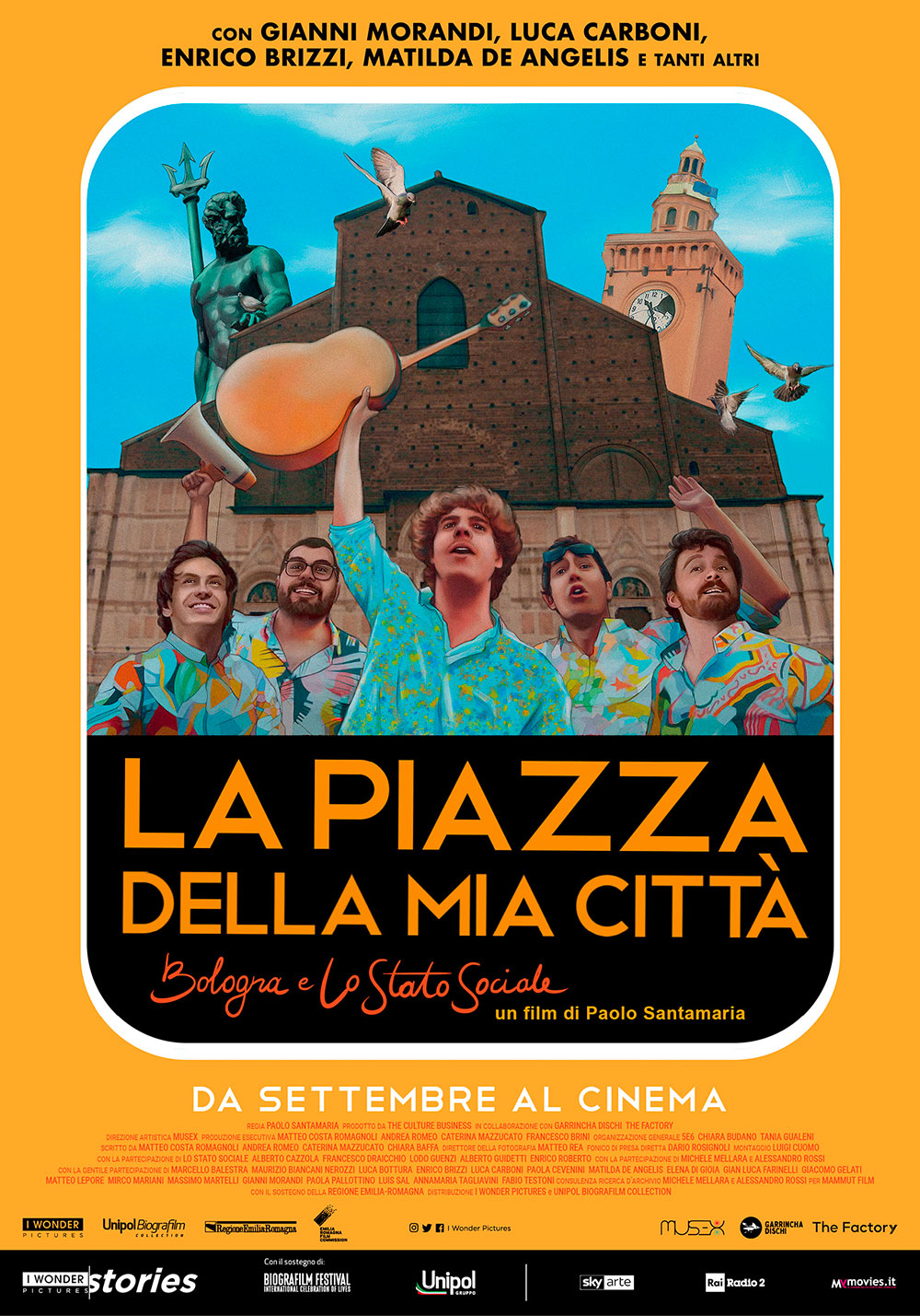  Dall'articolo: La piazza della mia citt - Bologna e Lo Stato Sociale, il poster ufficiale del film.