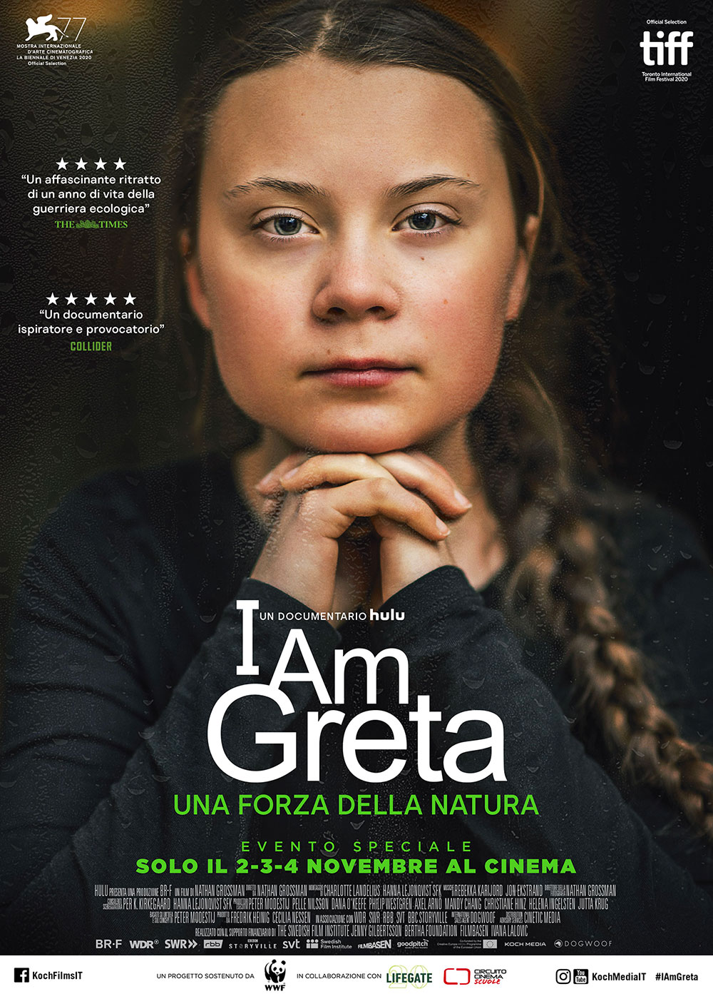  Dall'articolo: I Am Greta, il poster italiano del film.