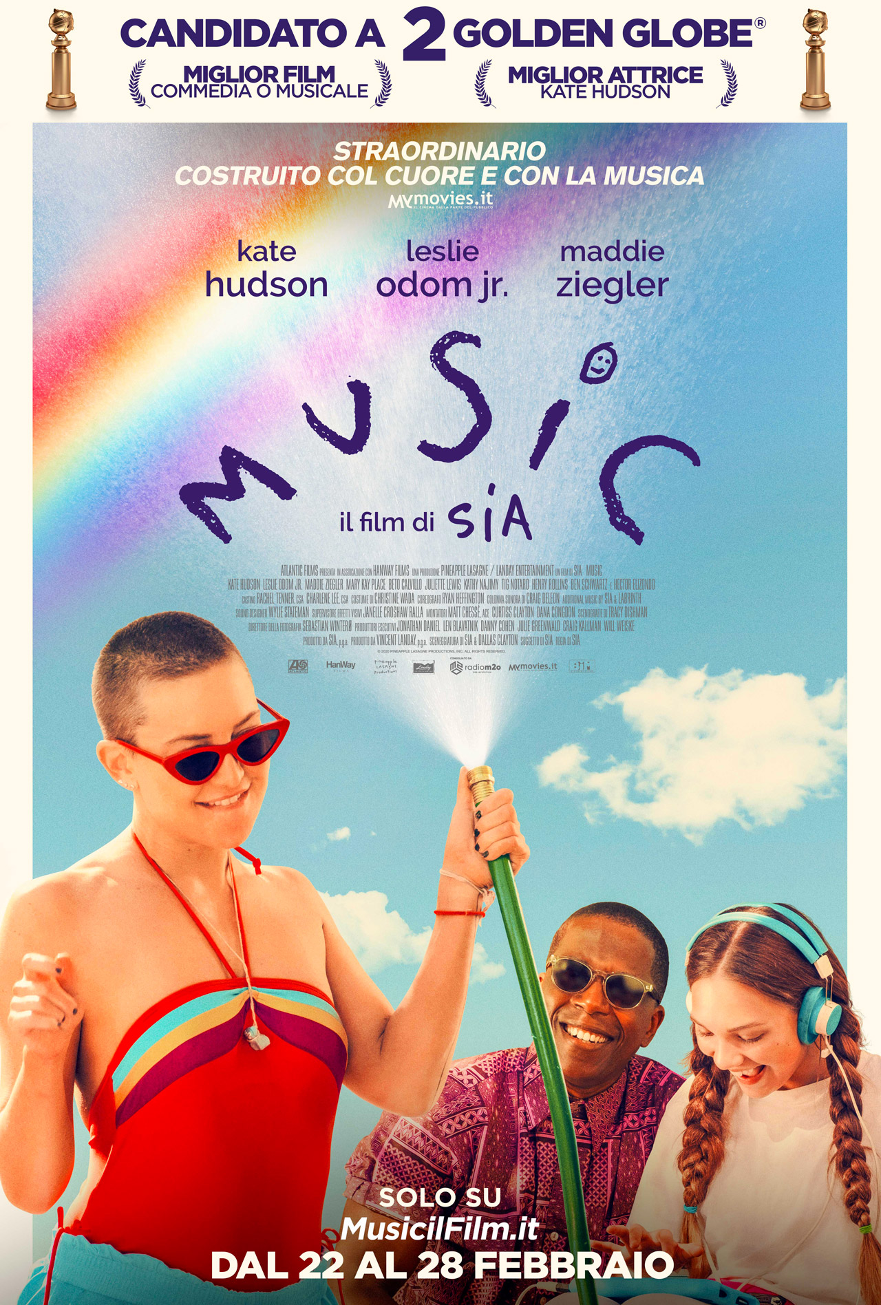  Dall'articolo: Music, il poster ufficiale italiano del film di Sia.