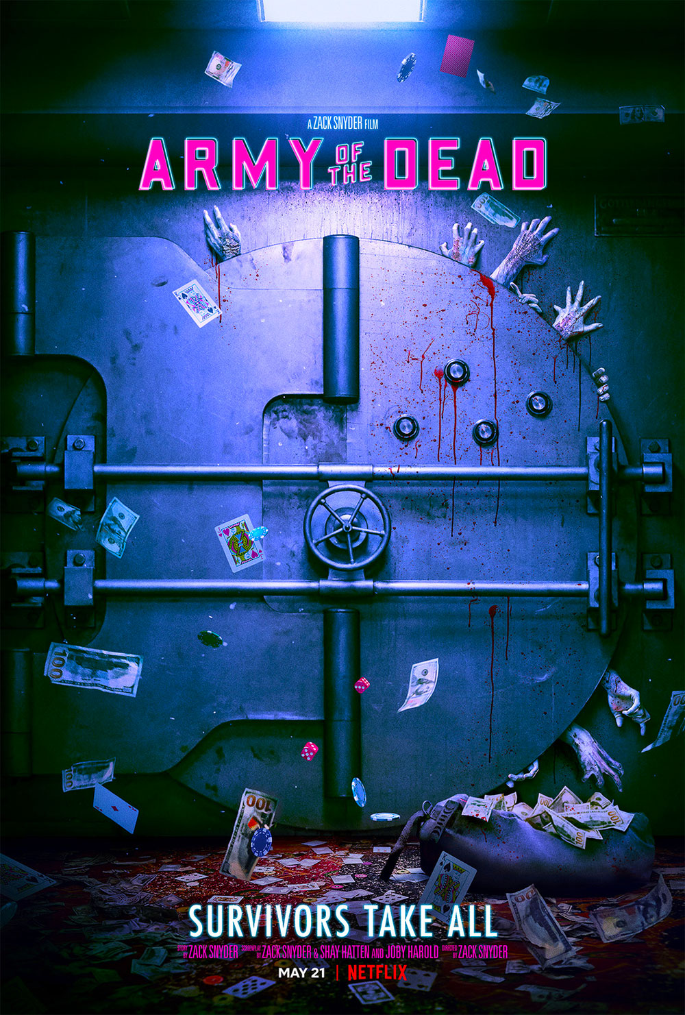  Dall'articolo: Army of the Dead, il poster originale del film.