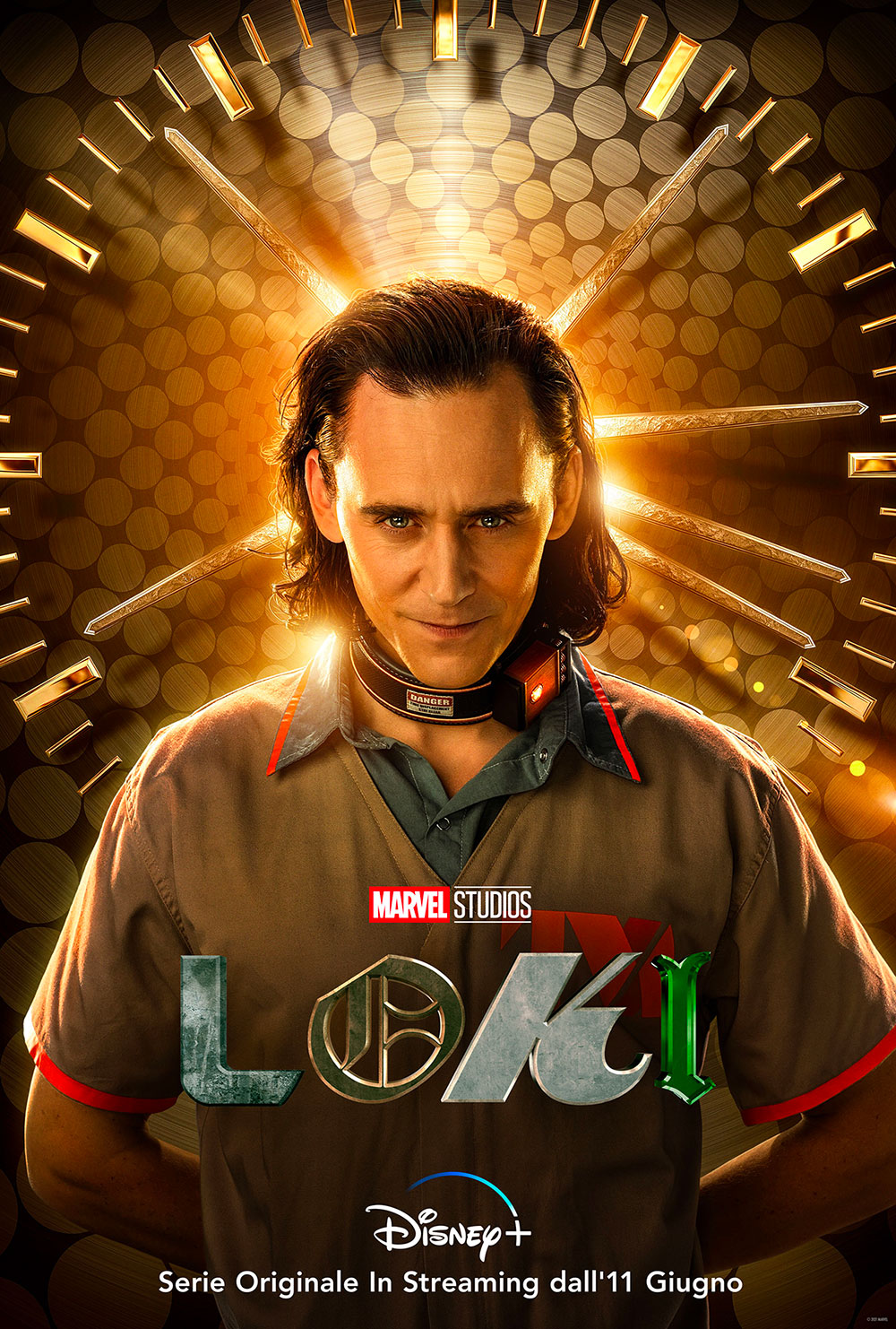 In foto Tom Hiddleston (43 anni) Dall'articolo: Loki, il poster della serie.