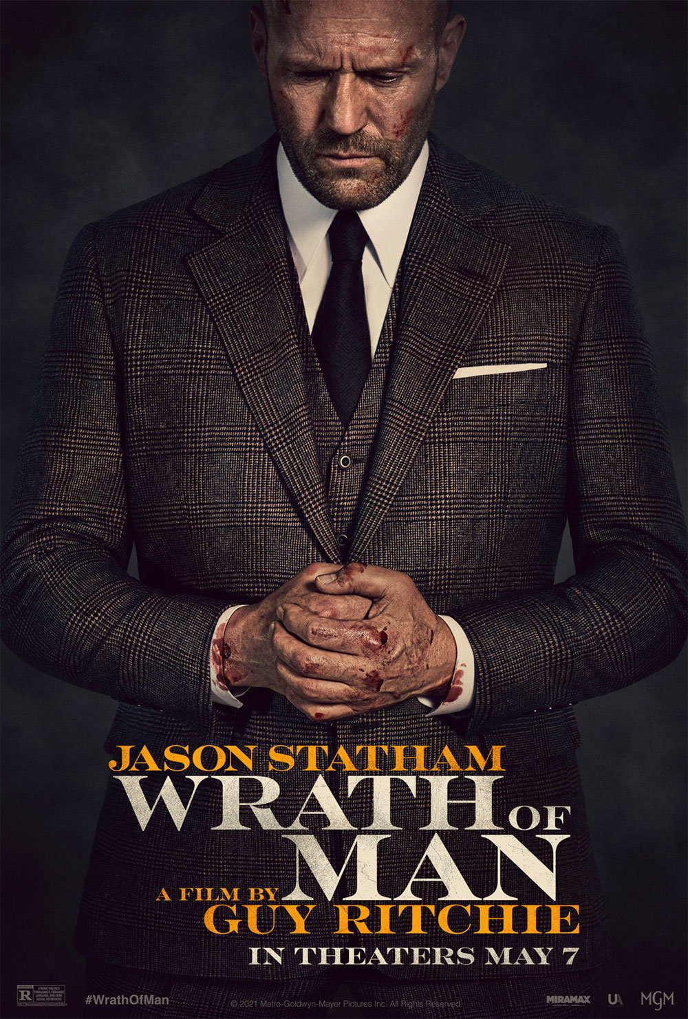 In foto Jason Statham (57 anni) Dall'articolo: Wrath of Man, il poster originale del film.