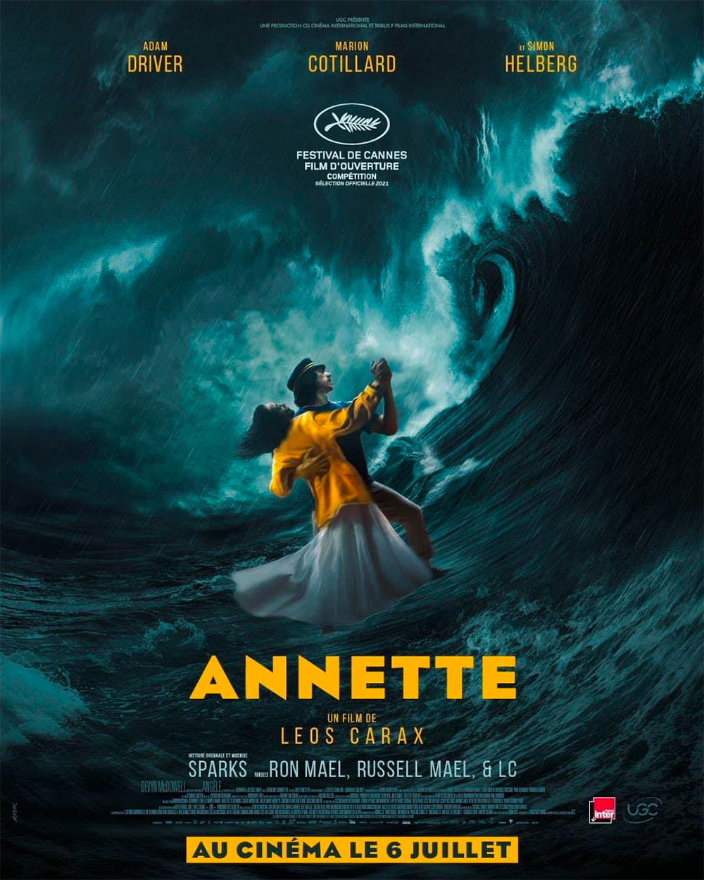  Dall'articolo: Annette, il poster originale del film.