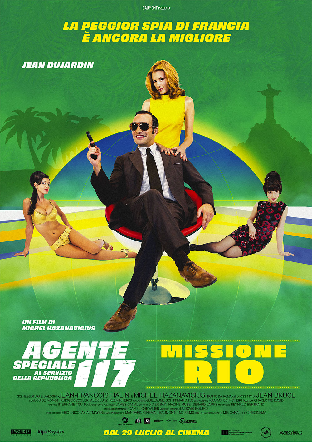  Dall'articolo: Agente Speciale 117 al Servizio della Repubblica - Missione Rio, il poster italiano del film.