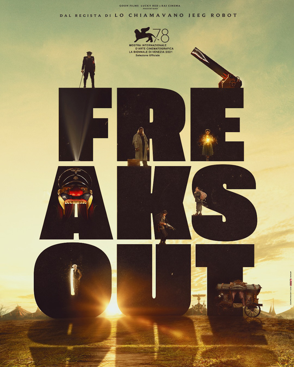  Dall'articolo: Freaks Out, il nuovo poster del film.