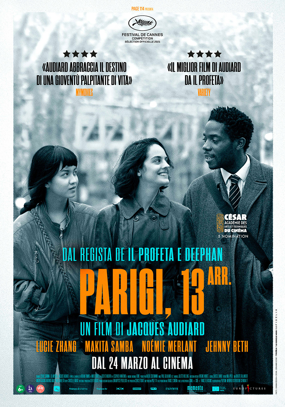  Dall'articolo: Parigi, 13 Arr., il poster italiano del film.