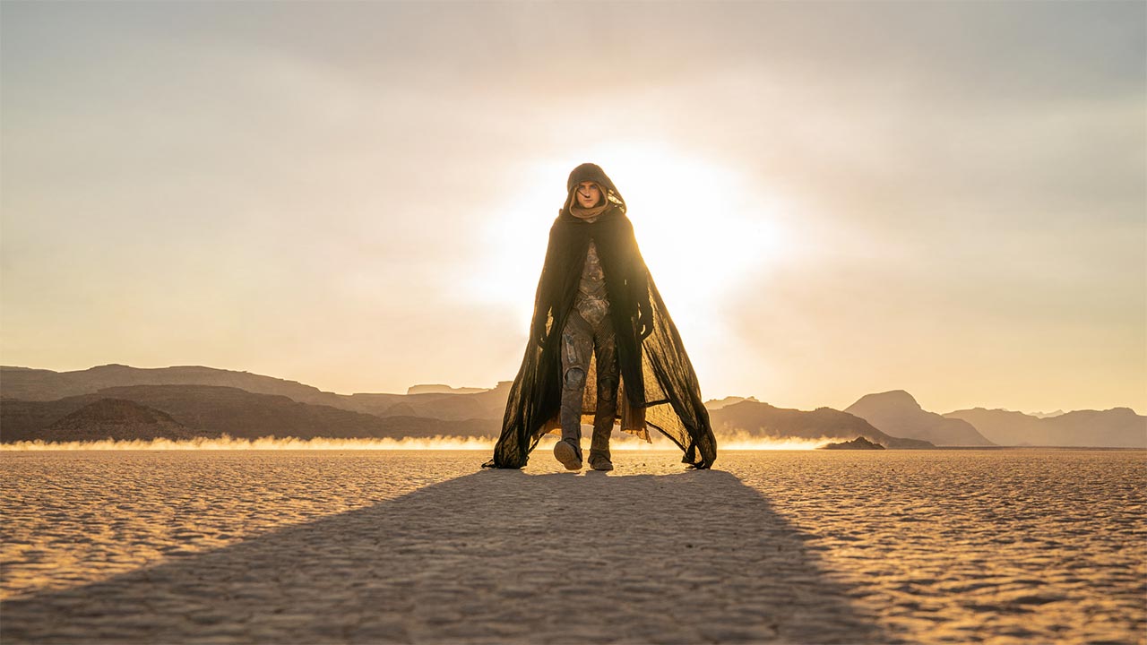 In foto Timothe Chalamet (29 anni) Dall'articolo: Bastano le anteprime: Dune 2  il nuovo leader del box office italiano.