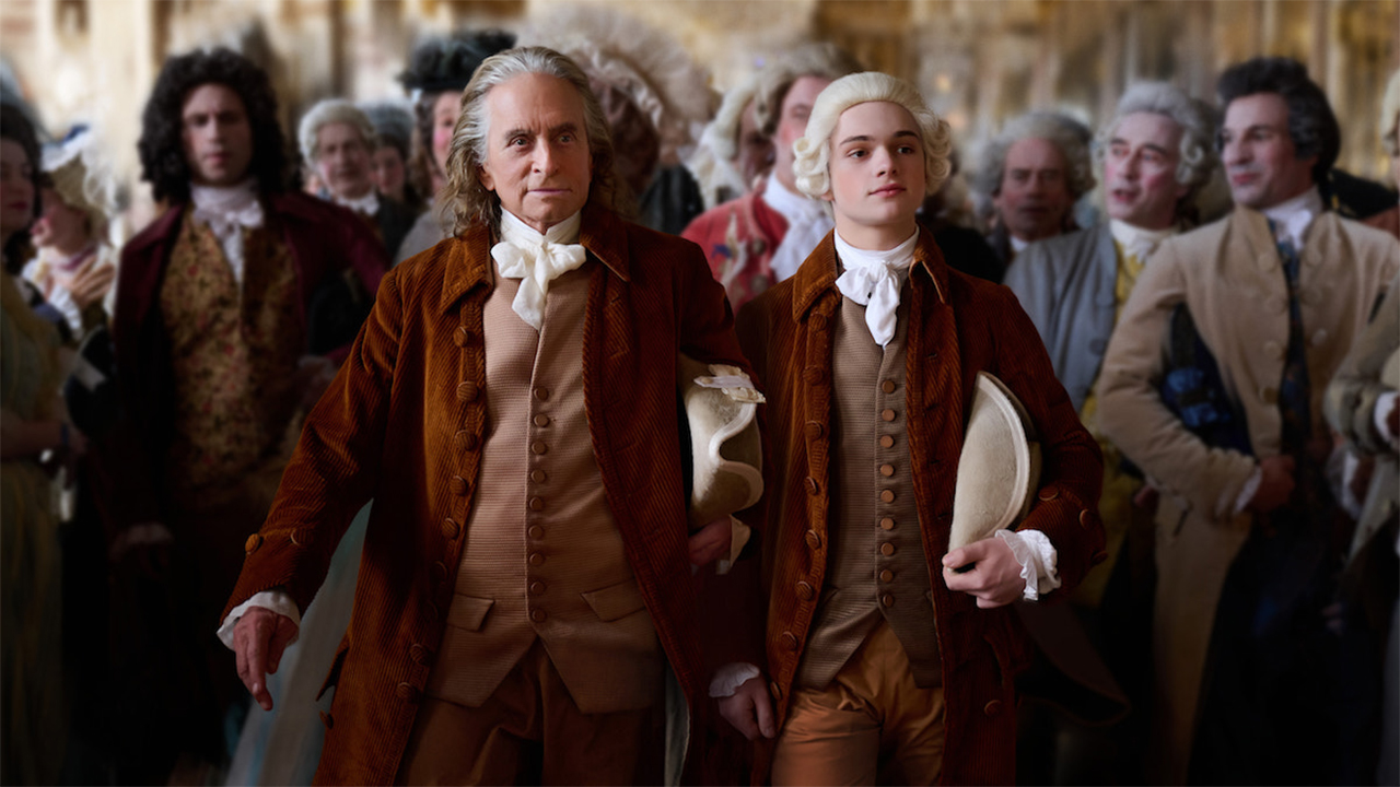 In foto Michael Douglas (80 anni) Dall'articolo: Benjamin Franklin, il trailer ufficiale della serie [HD].