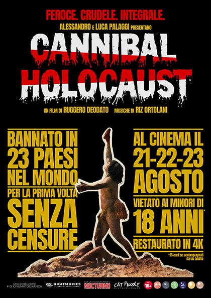 Locandina italiana Cannibal Holocaust