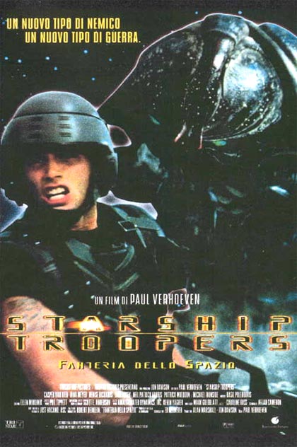 Locandina italiana Starship Troopers - Fanteria dello spazio