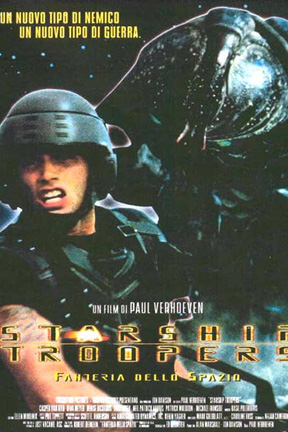 Locandina italiana Starship Troopers - Fanteria dello spazio