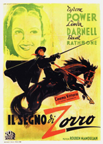 Poster Il segno di Zorro  n. 1