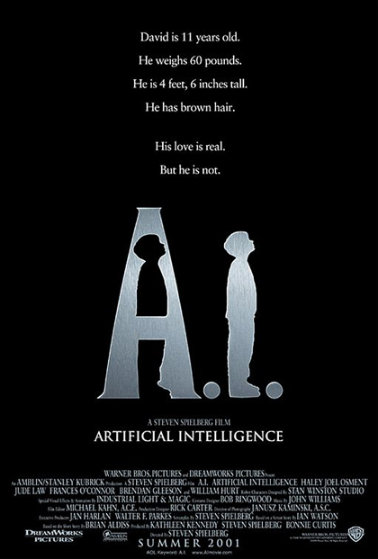 Poster A.I. Intelligenza artificiale