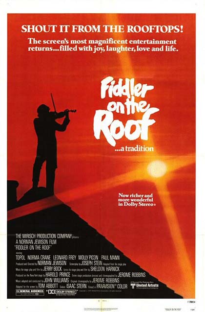 Poster Il violinista sul tetto