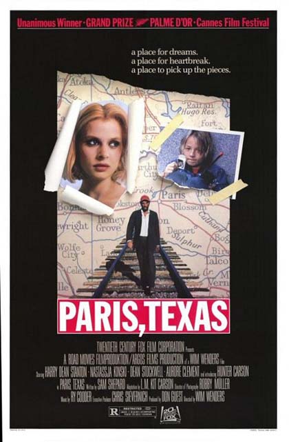 Poster Paris, Texas
