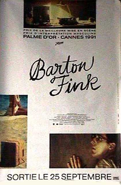 Poster Barton Fink -  successo a Hollywood